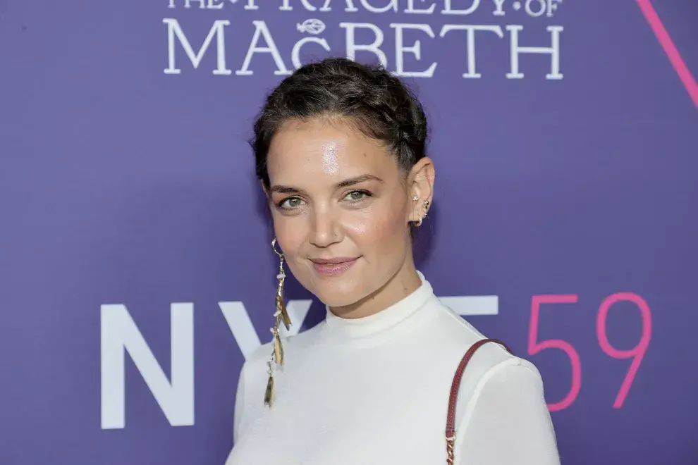 Katie Holmes lució una trenza que fue furor en redes.