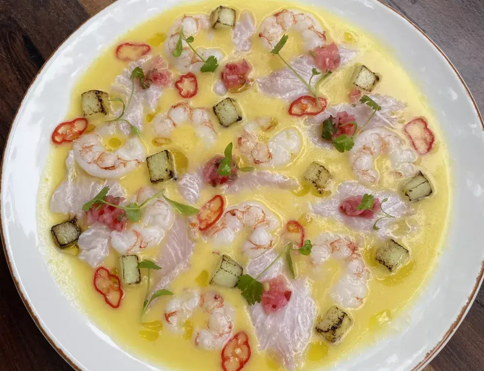 Tiradito para el Día de los Enamorados.