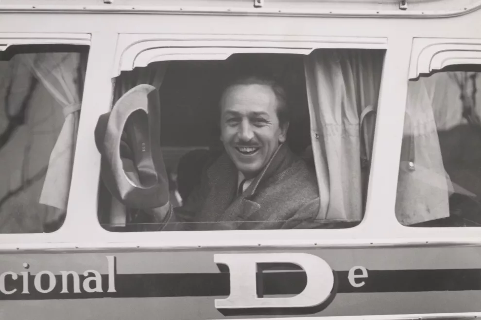 Walt Disney durante su visita a LATAM.