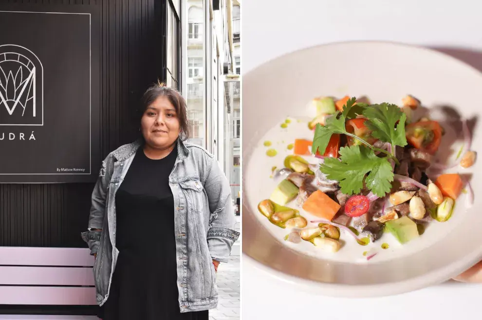 Astrid Acuña eligió un ceviche como su plato favorito.