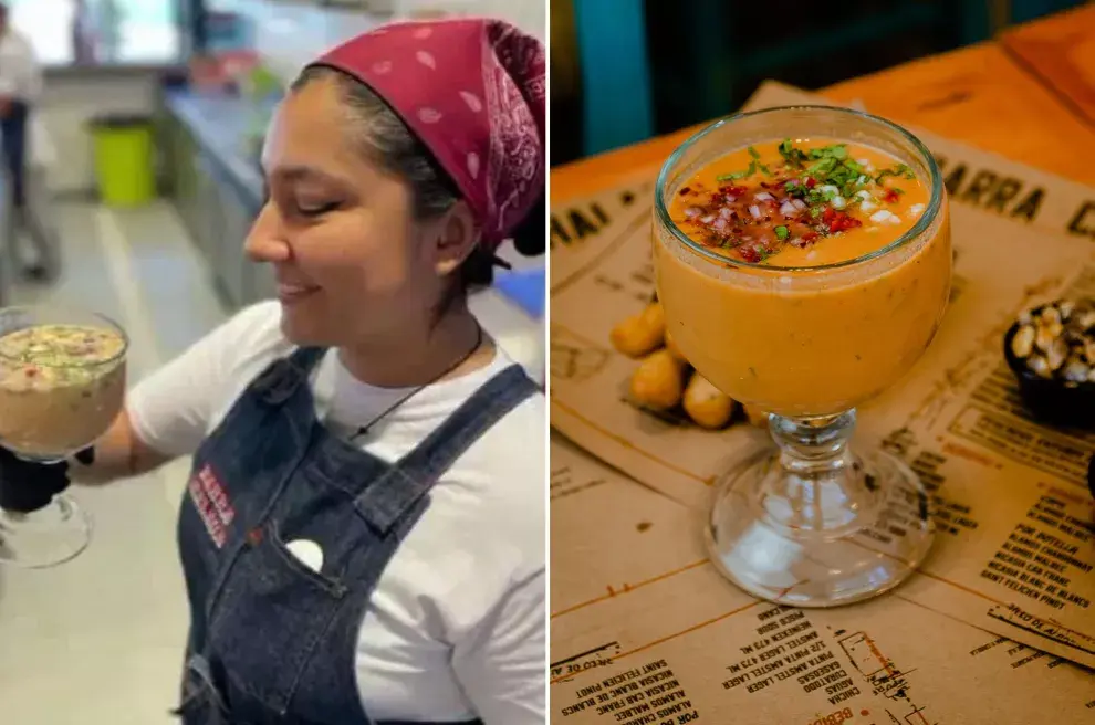 Ana Montalvo, eligió el copón de leche tigre como su plato favorito.