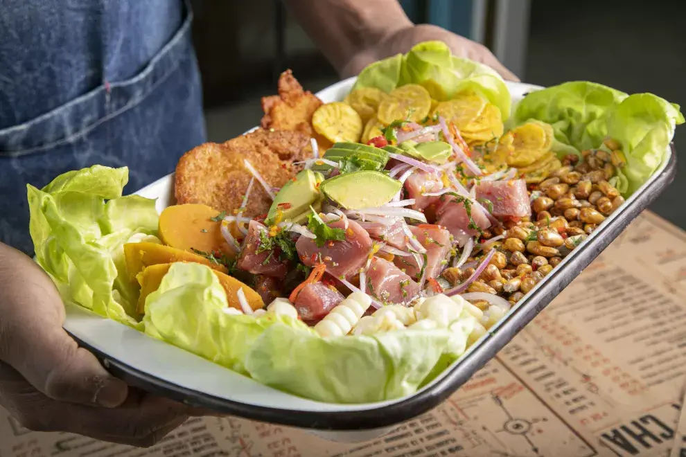 El street food peruano de Barra Chalaca. 