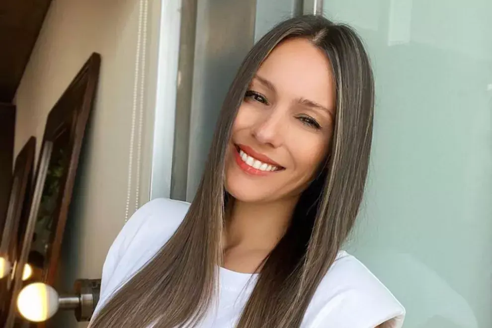 El increíble mini dress que lució Pampita en los 8 escalones.