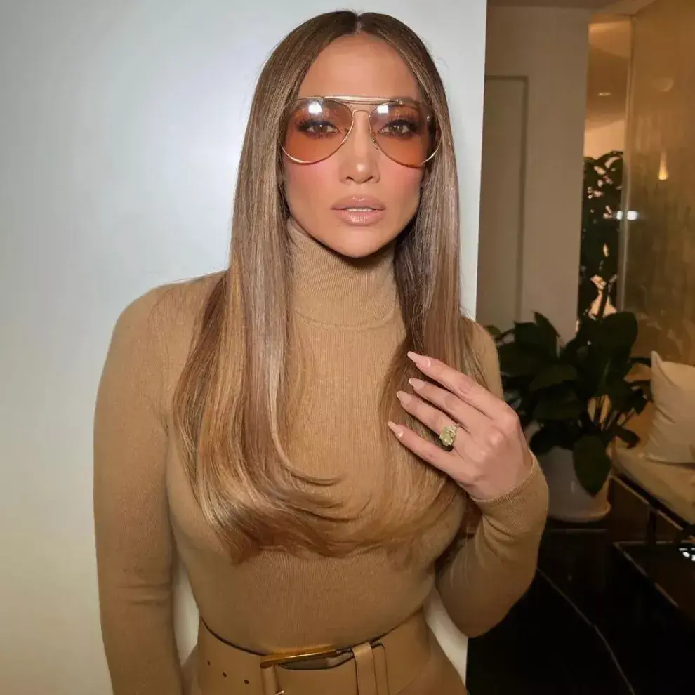 JLo y su espectacular Liquid hair. 