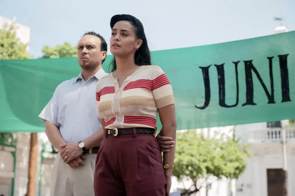 Sandy Hernández interpreta a Minerva Mirabal.
