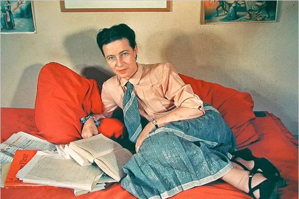 La filósofa francesa Simone de Beauvoir