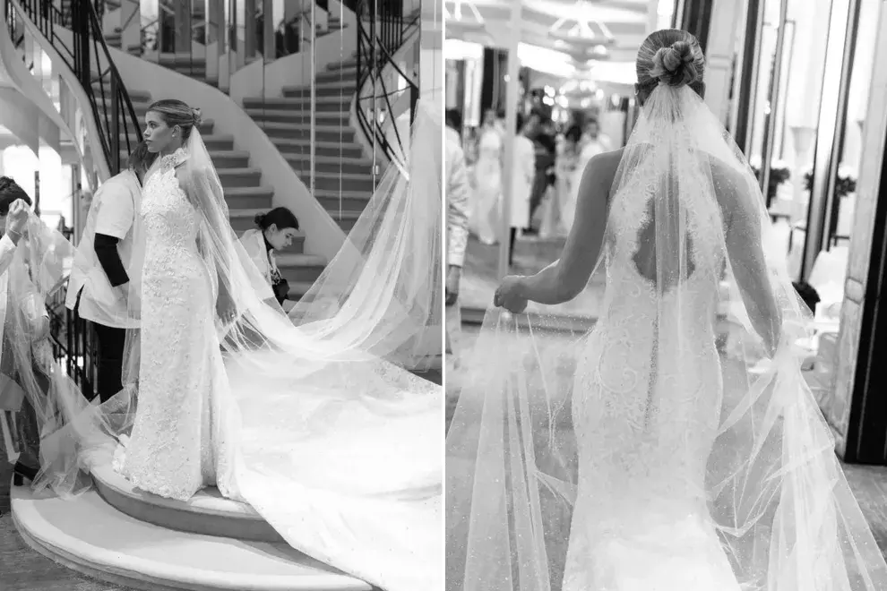 Sofia Richie confió en Channel de París para diseñar sus tres vestidos de novia.