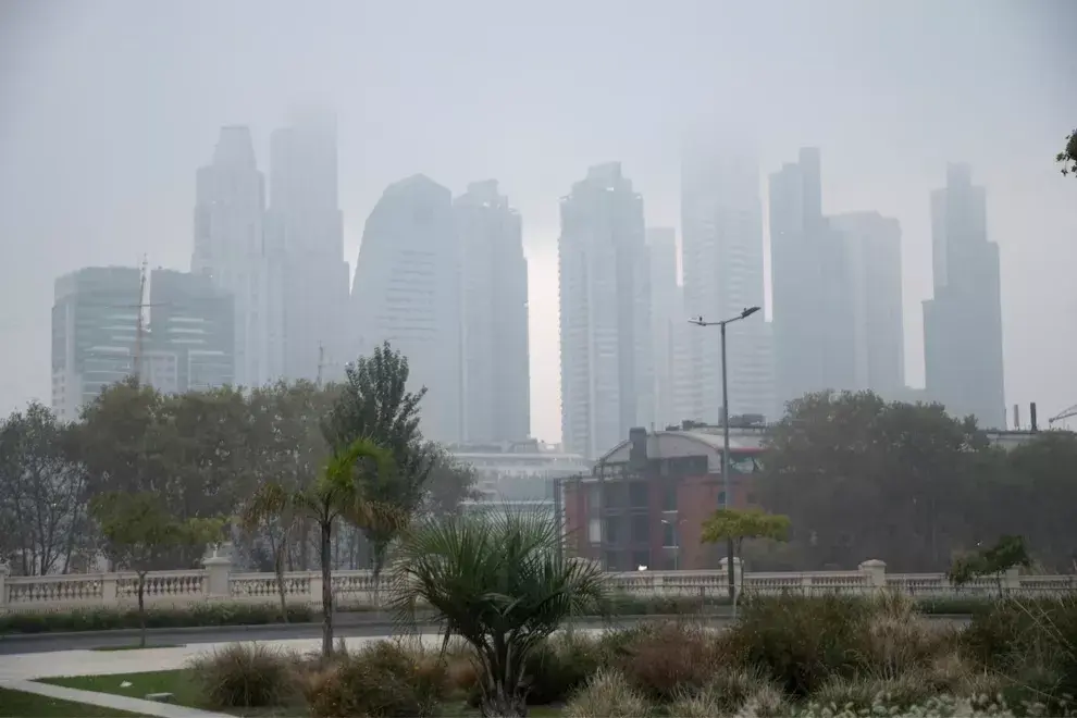 Por qué hay humo en CABA.