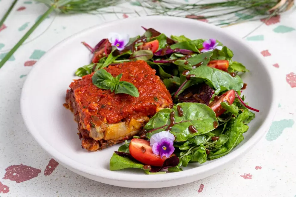 Receta: Moussaka veggie de berenjenas.