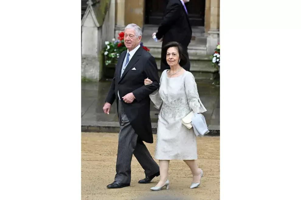 Los príncipes Alejandro y Katherine de Serbia.