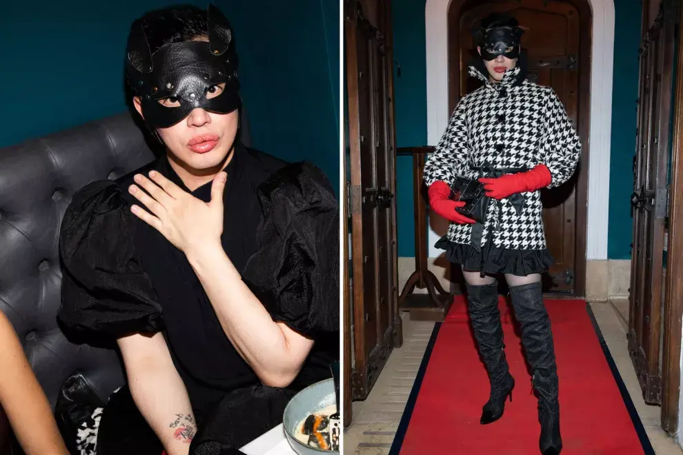 Santiago Artemis eligió un outfit súper chic y artish para el evento.