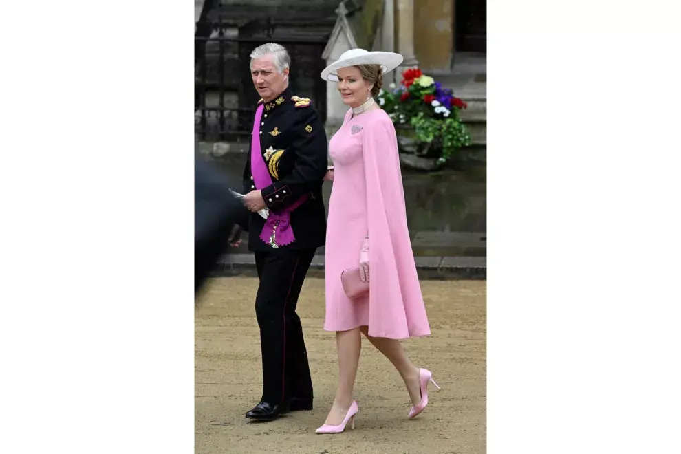 Los reyes Felipe y Matilde de Bélgica.