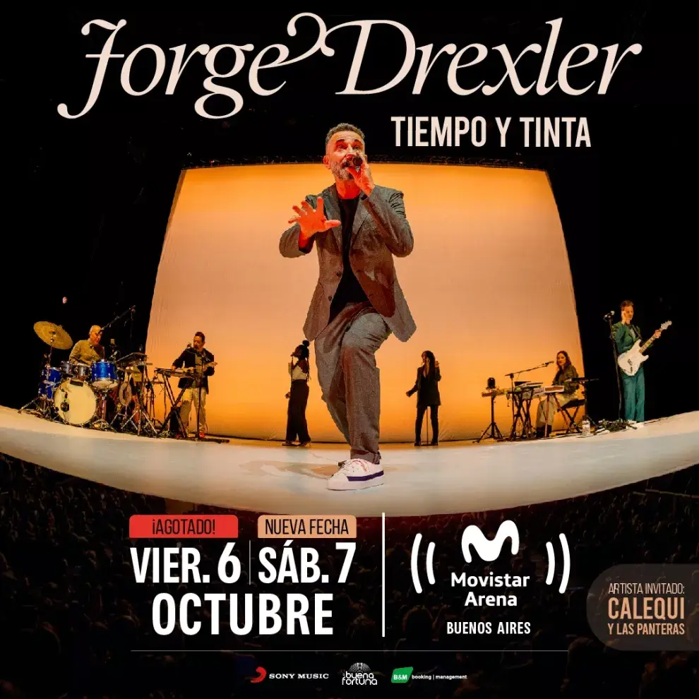 Jorge Drexler confirmó una nueva fecha para sus shows en Buenos Aires.