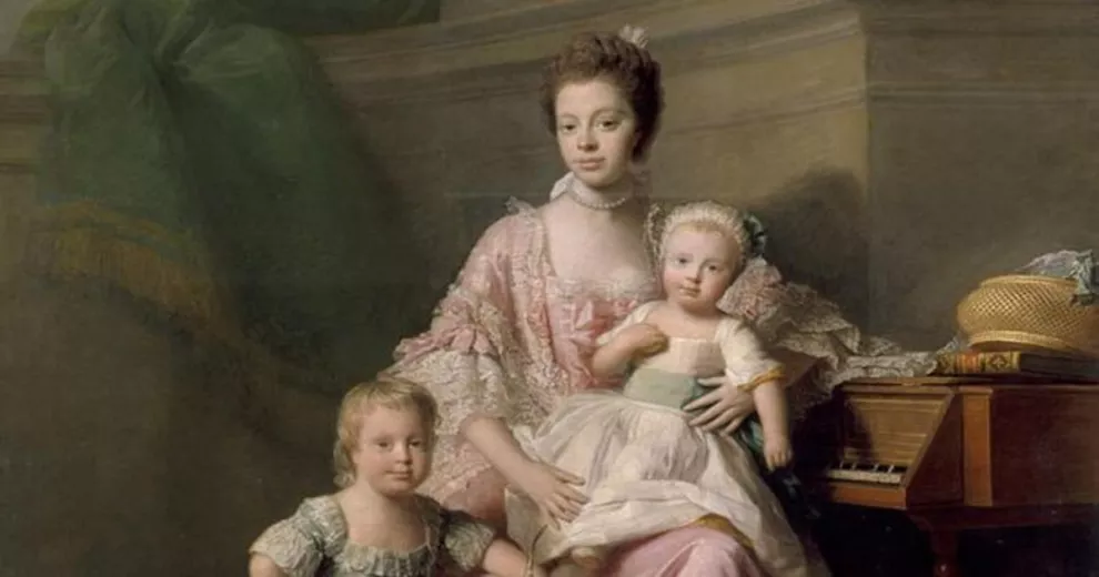 Carlota tuvo 15 hijos con el Rey Carlos III, aunuqe dos de ellos fallecieron en la infancia.
