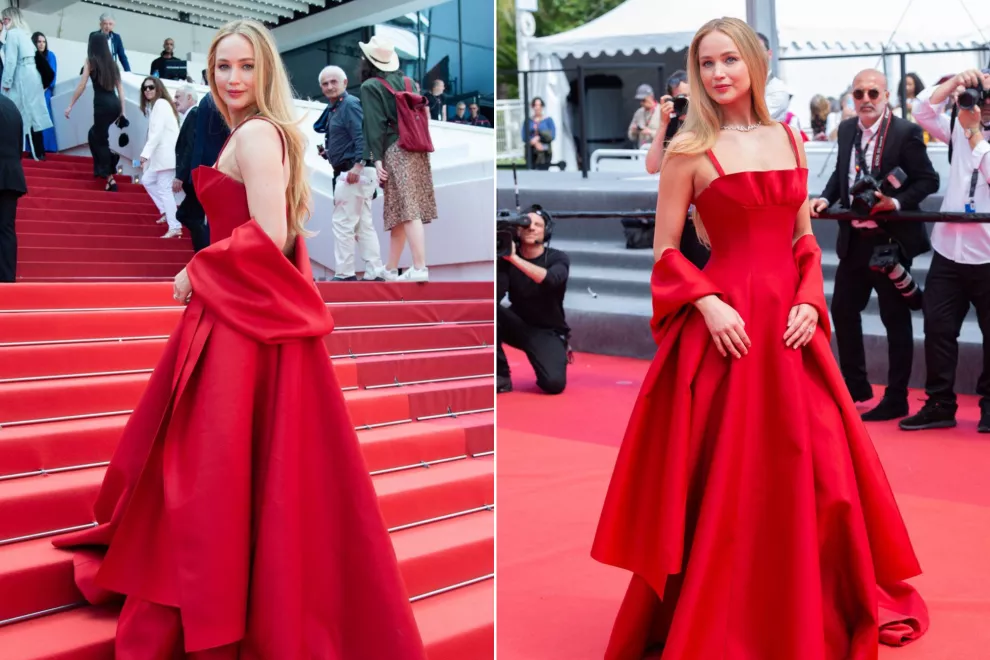 Jennifer Lawrence conquistó la red carpet de Cannes 2023.