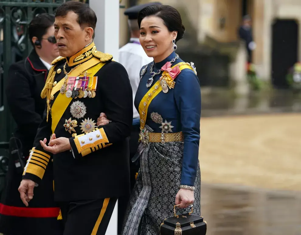 Las casas reales dijeron presente en la ceremonia de coronación de Carlos III.