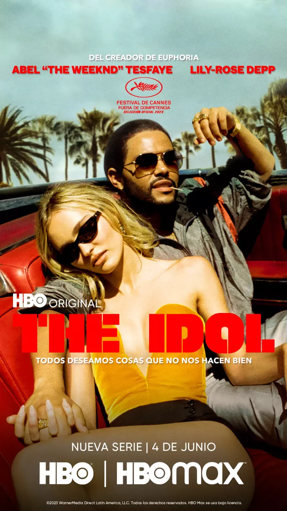 El arte oficial de The Idol.