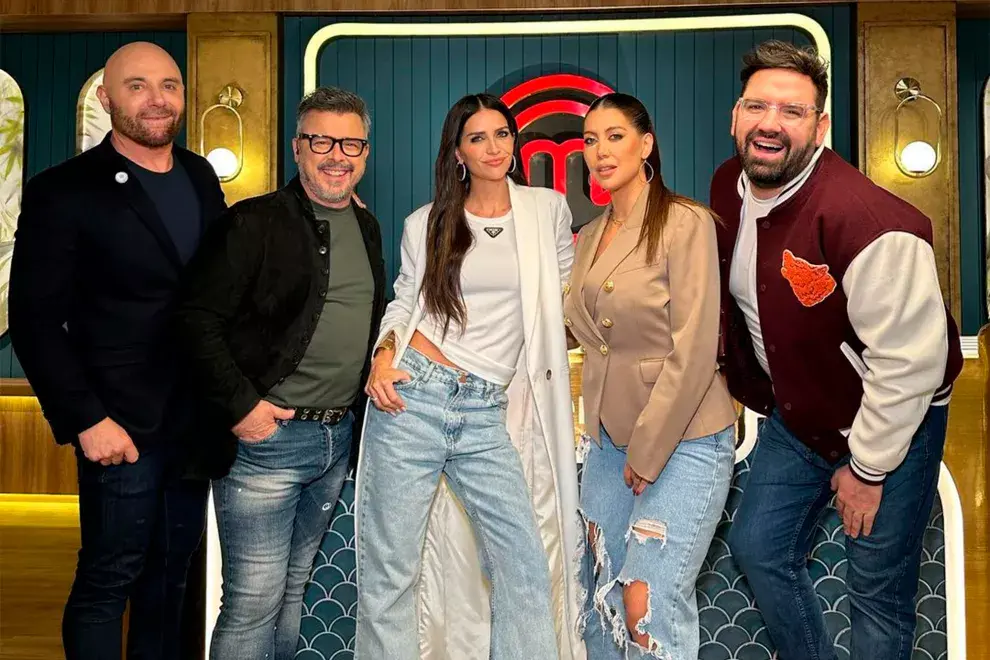 Zaira Nara de visita en Masterchef Argentina. 