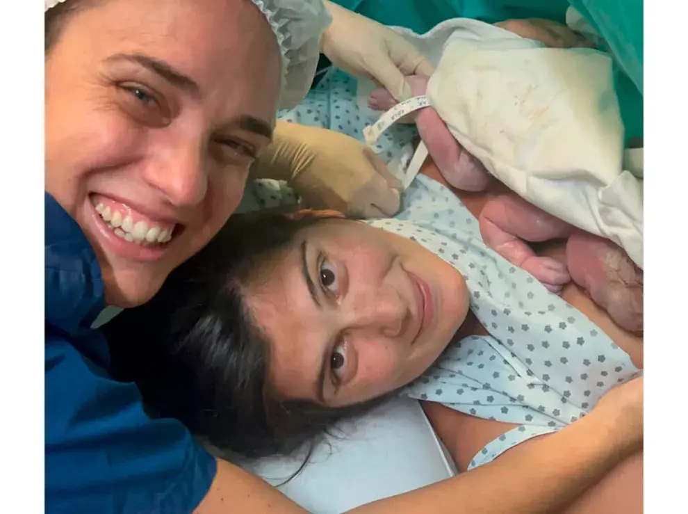 Jazmín Beccar Varela fue mamá junto a su novia, Sofía Accattoli.