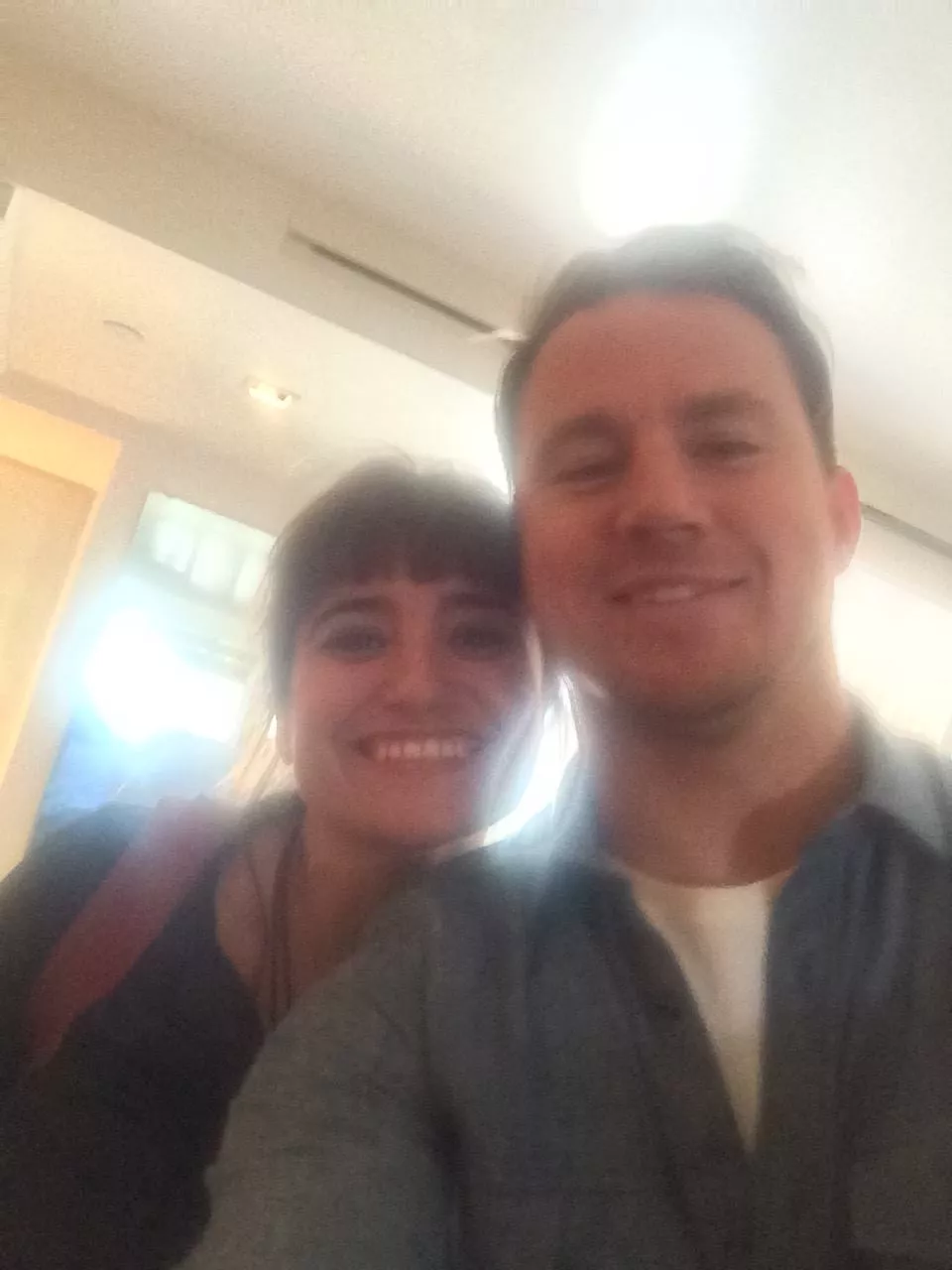 Channing, mi sonrisa y yo en Hollywood, antes del estreno de Magic Mike XXL