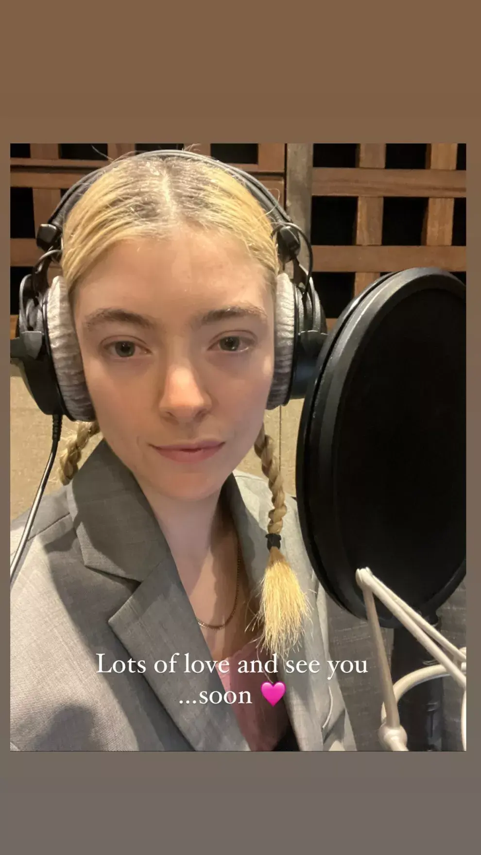 El misterioso posteo de Lorde sobre su nueva canción.
