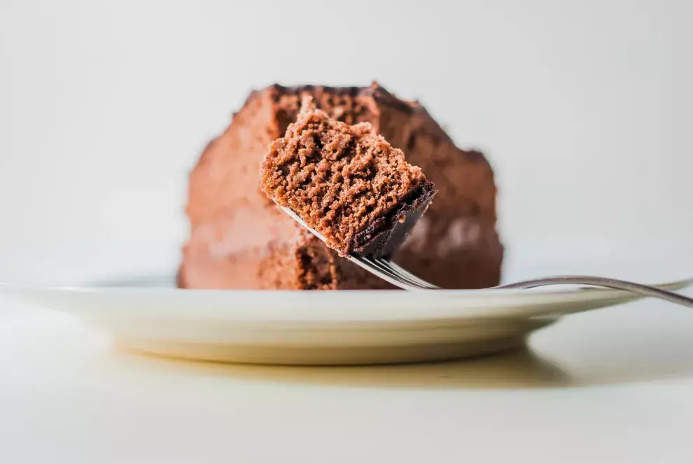 Budín de chocolate con zucchini y coco