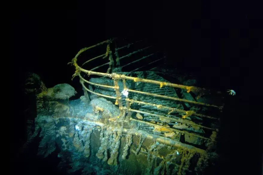 El objetivo de la expedición era ver los restos del Titanic.