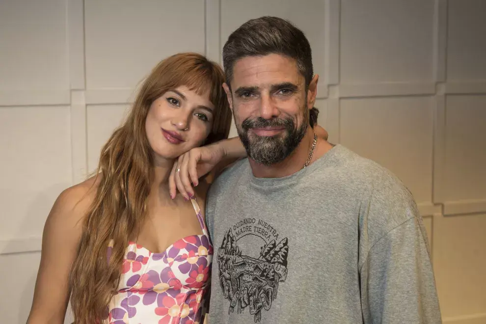 Flor Vigna y Luciano Castro, en marzo de este año.