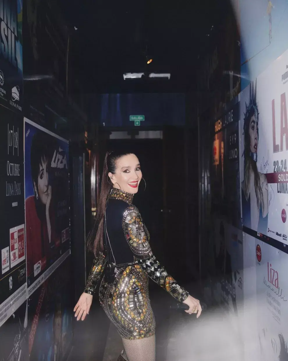 Nati Oreiro por subir al escenario del Luna Park.