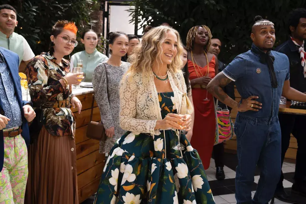 Carrie Bradshaw en la segunda temporada de And Just Like That.