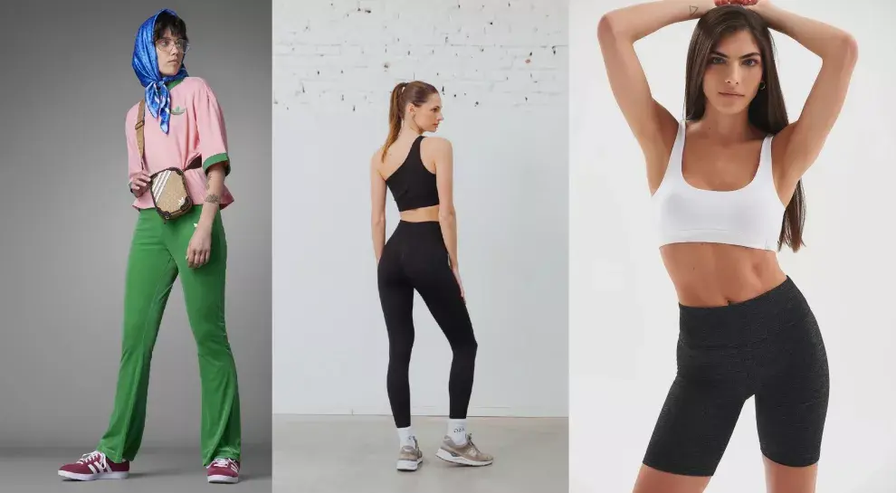 Ropa de gimnasio, 5 prendas, compresión, 5 modelos