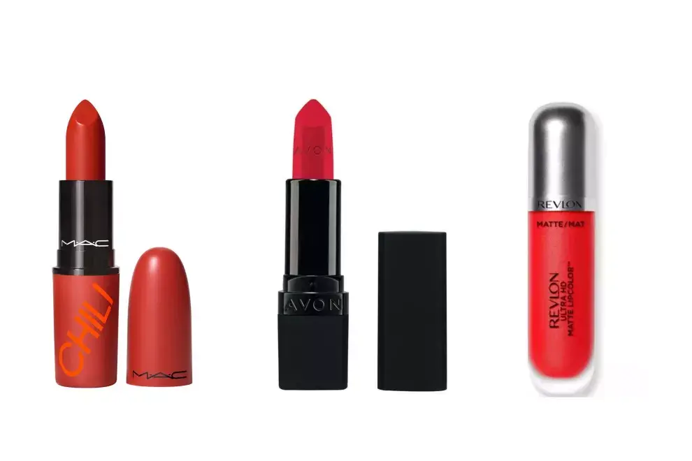 3 labiales rojos que nos copan.