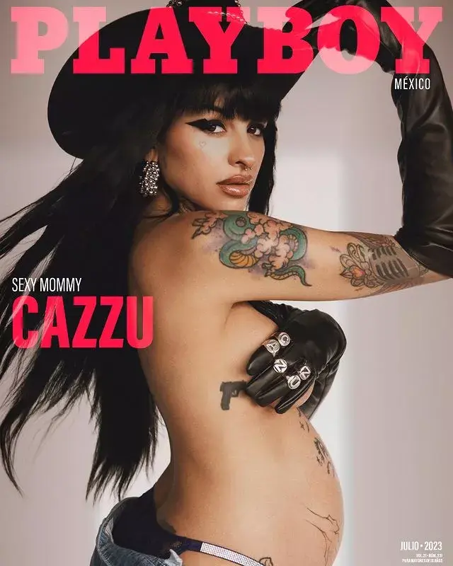 Cazzu posó para Playboy México.