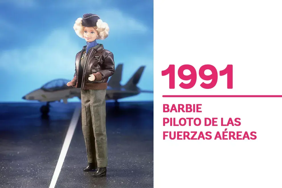 1991 Piloto de las Fuerzas Aéreas es el modelo que en 1991 sale al mercado con su pelo corto. 