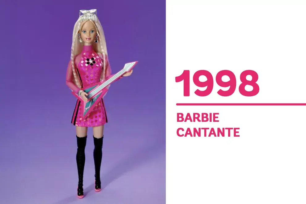 1998 En el auge del pop y del house, "Barbie cantante", nos sorprende con sus botas bucaneras. 