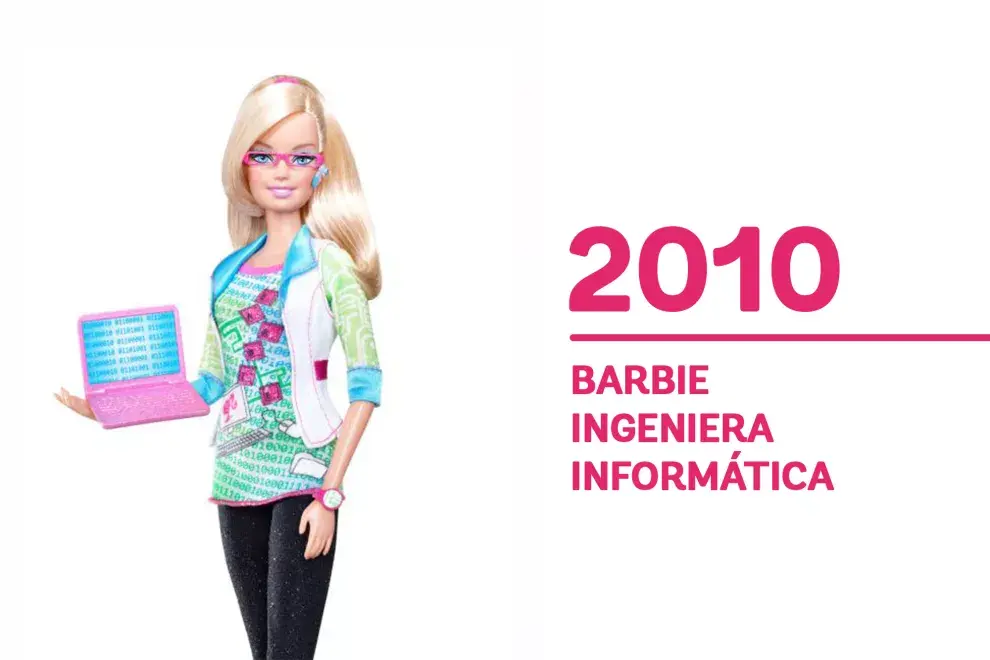 2010. Barbie es ingeniera informática.