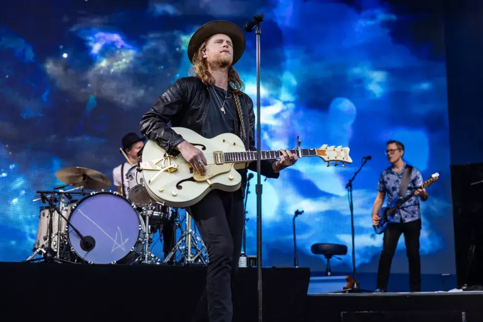 The Lumineers durante su show en Bergenfest 2023.