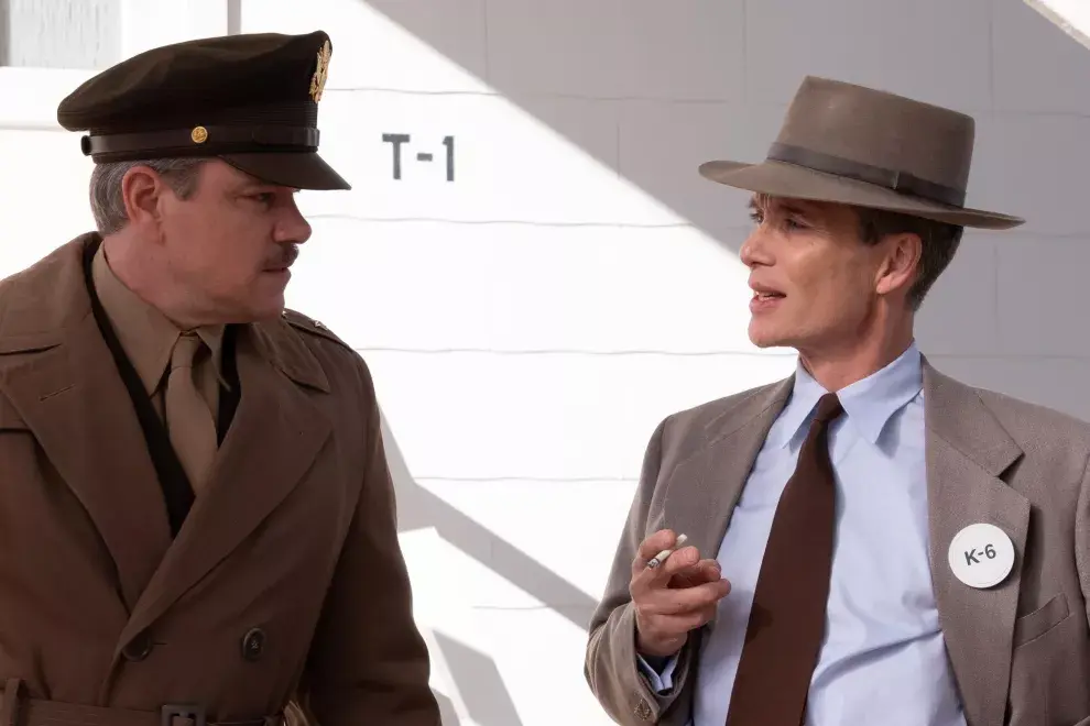 Matt Deamon y Cillian Murphy protagonizan Oppenheimer.