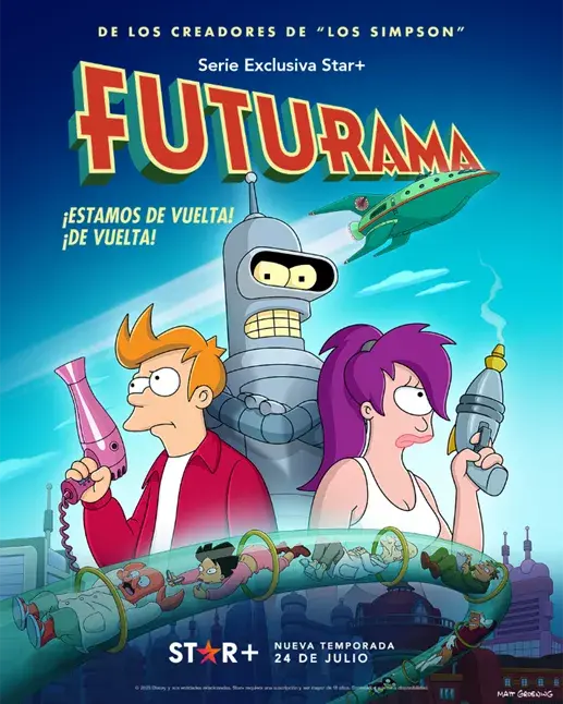 Futurama: el póster oficial de la temporada 11. 