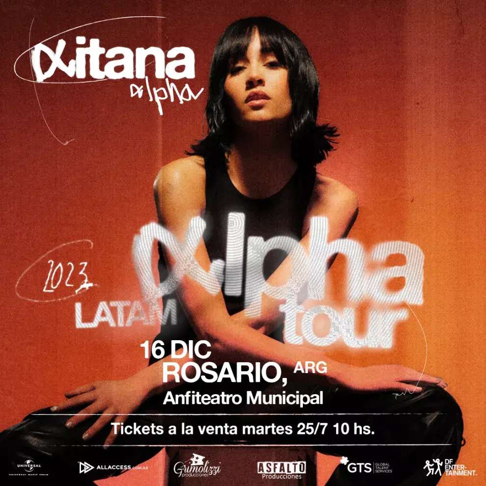 La portada del Alpha tour LATAM de Aitana.