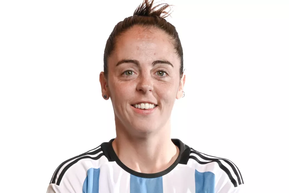 Mariana Larroquette, una de nuestras jugadoras de la selección femenina de fútbol.