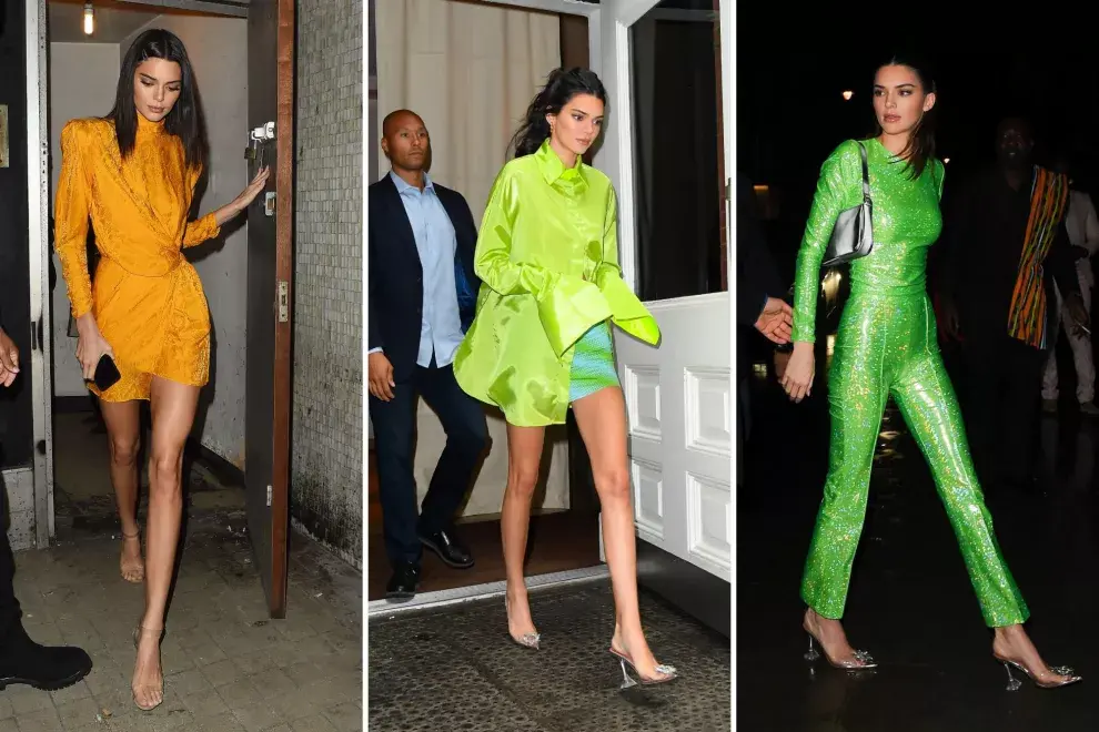 Kendall Jenner pionera en tendencias de los naked shoes.