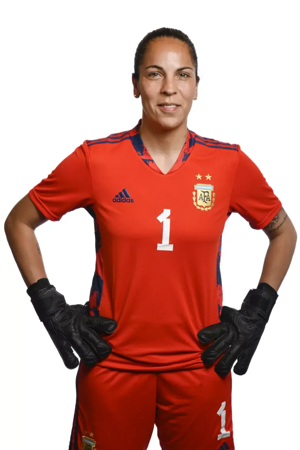 Vanina Correa, arquera de la selección argentina femenina de fútbol.