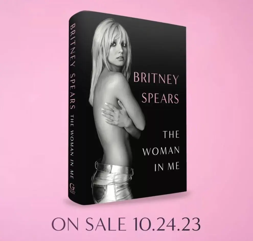 La portada del libro de Britney Spears.