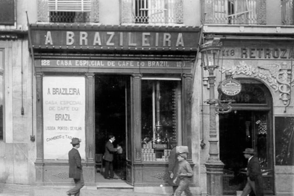Café A Brasileira (Lisboa, Portugal).