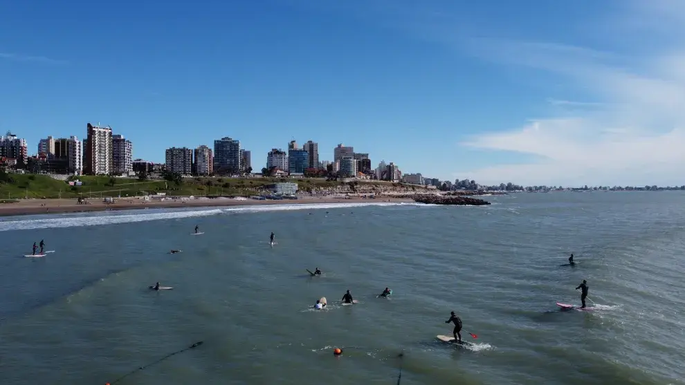 Mar del Plata podría ser la mejor playa de Sudamérica.