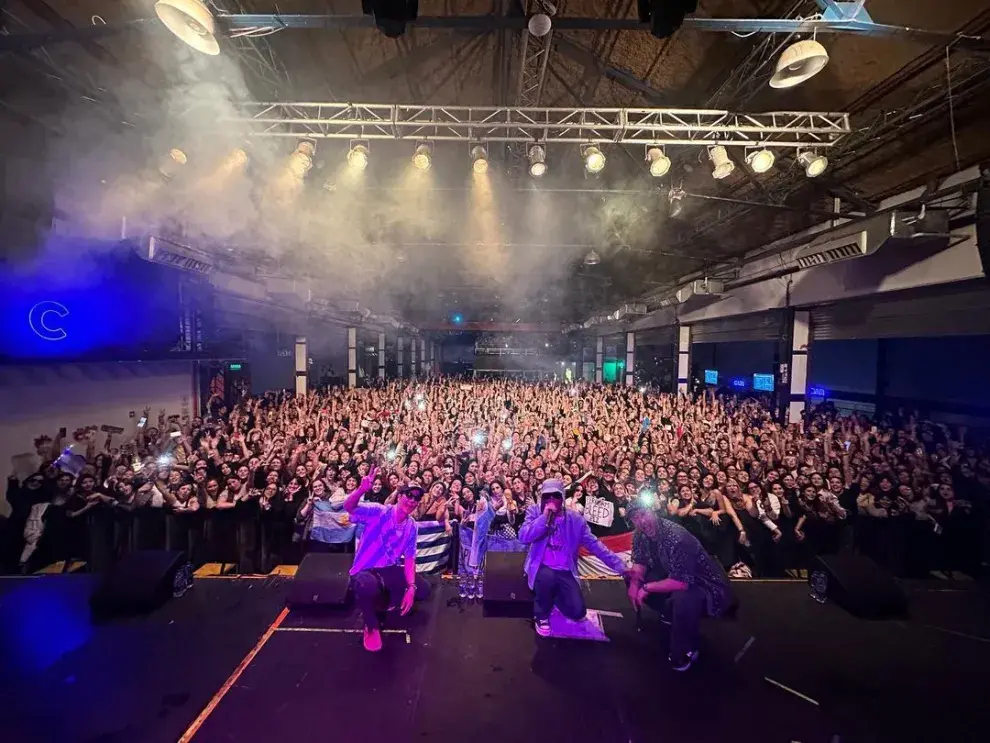 Epik High durante su recital en Buenos Aires.