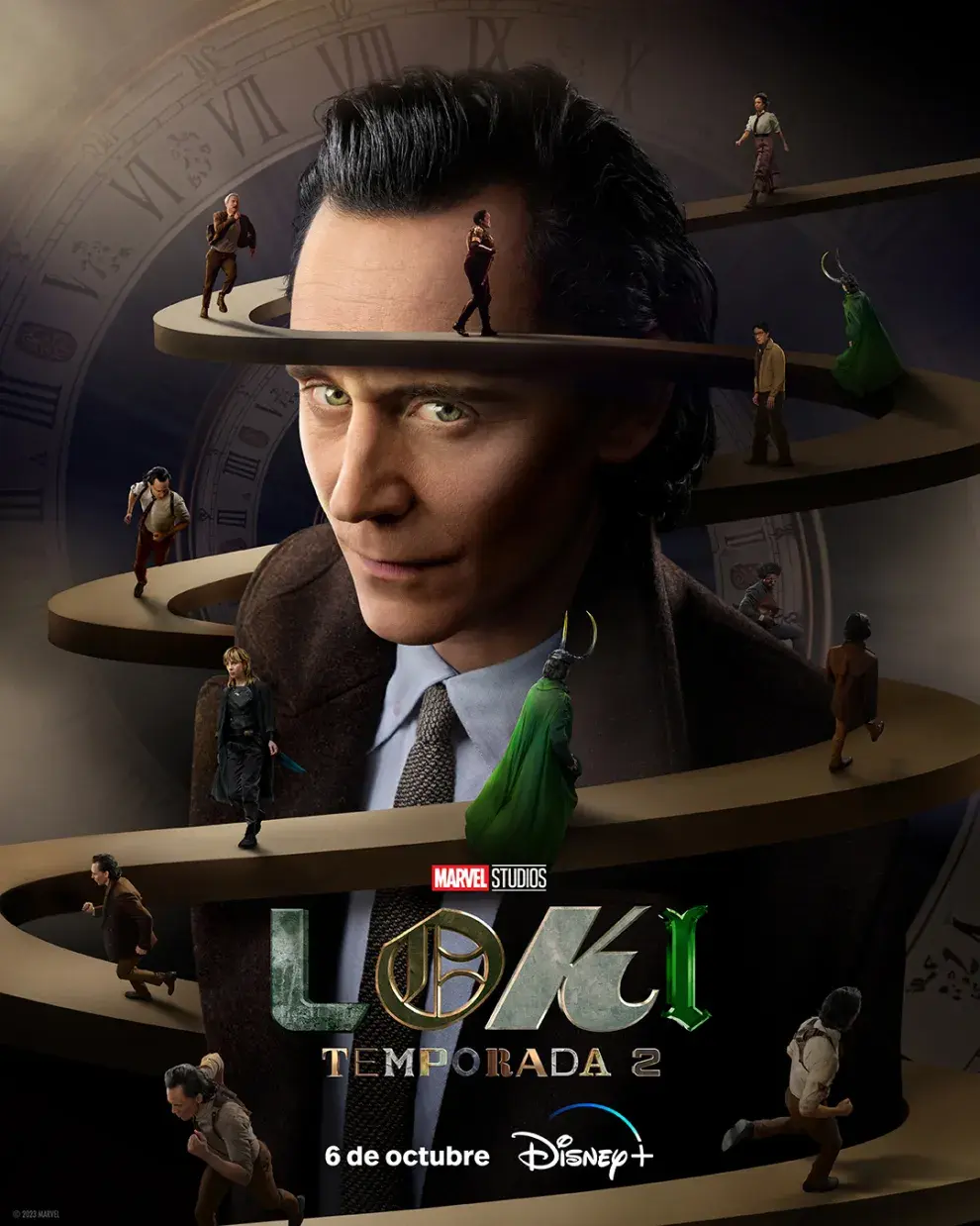 El póster oficial de la segunda temporada de Loki.