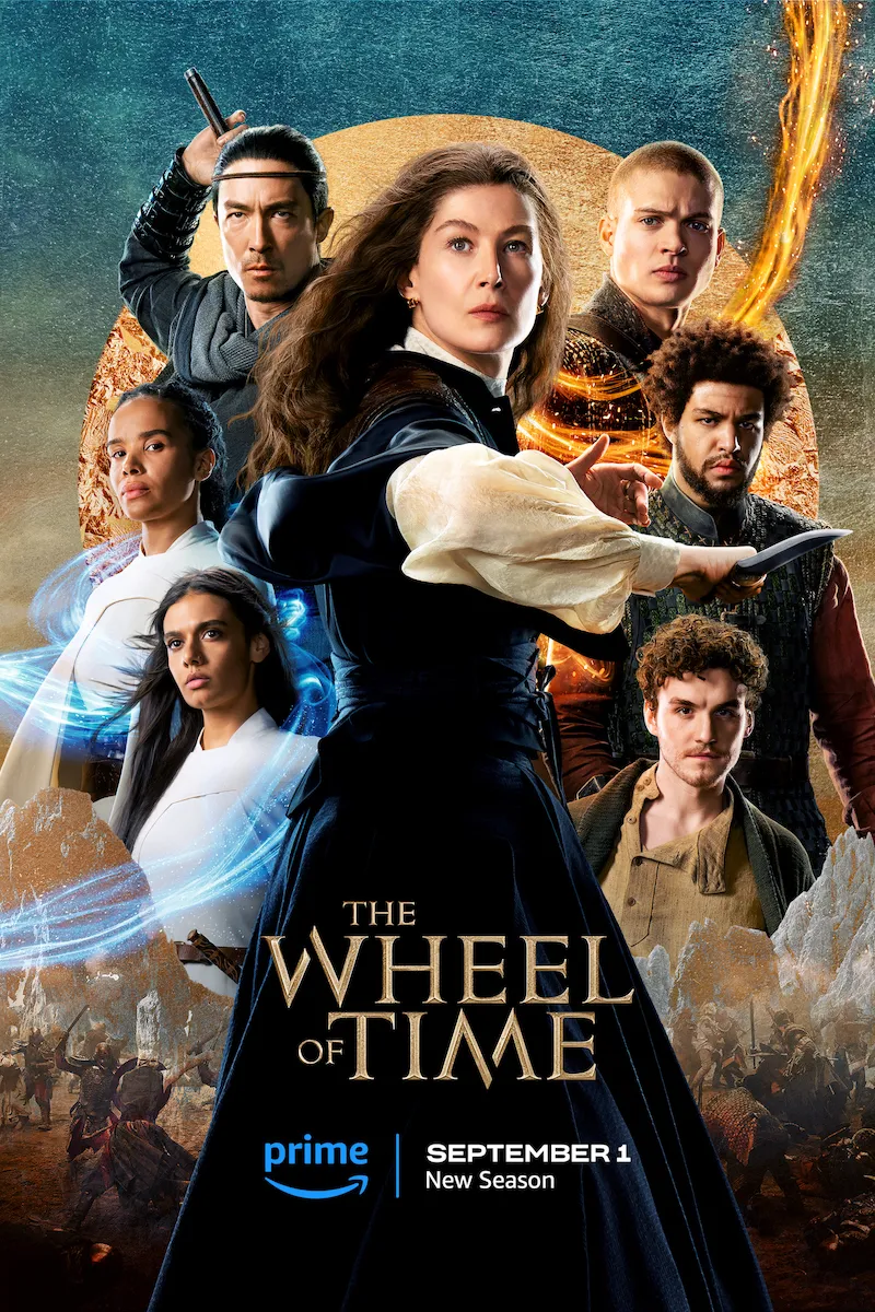 El afiche promocional de La rueda del tiempo.
