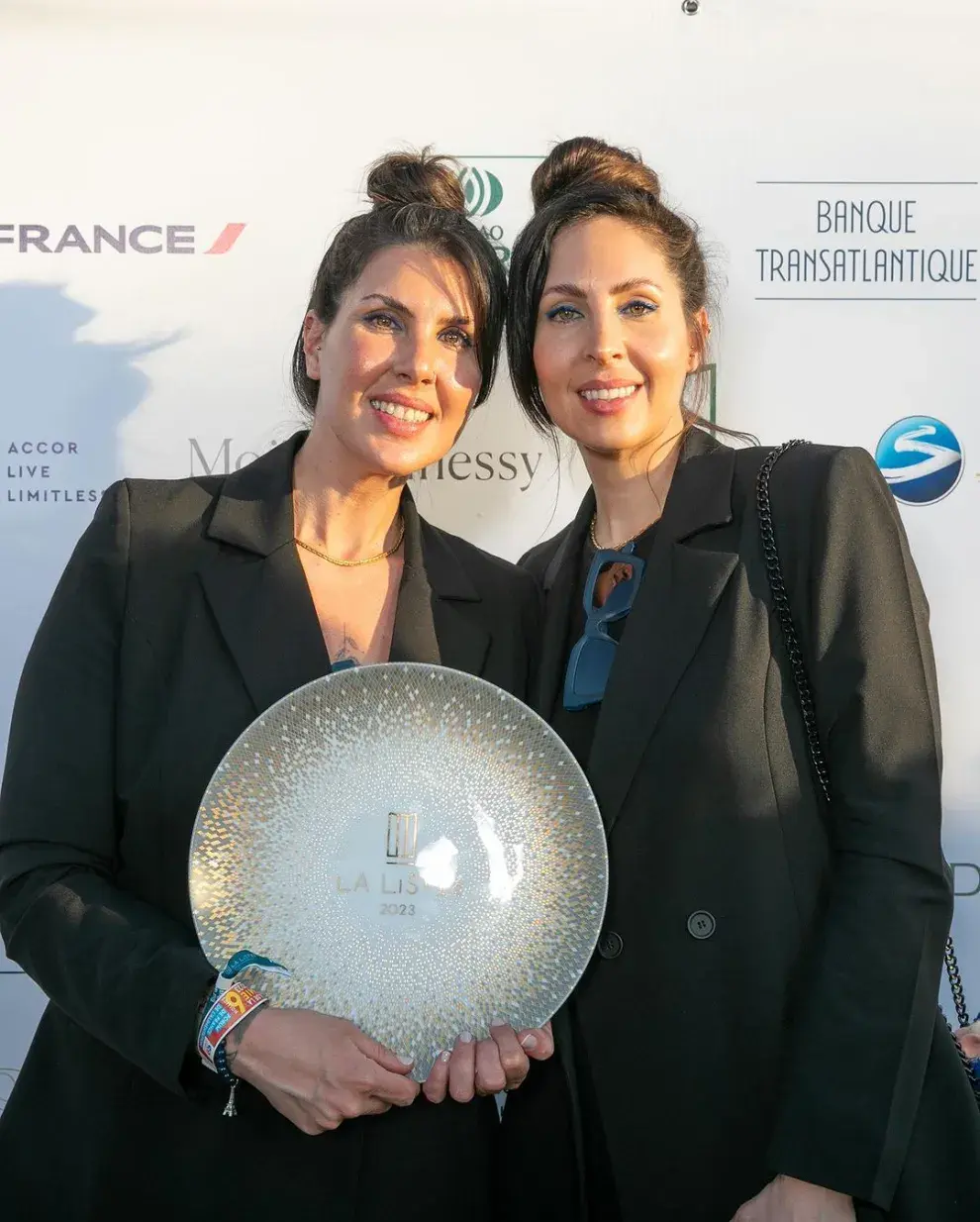 Belén y Camila Melamed durante la premiación de Pastry Awards 2023